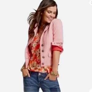 CAbi Amelia Knit Button Down Blazer